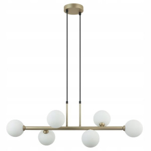 Italux Żyrandol Olbia PND-38679-6-FGD+WH