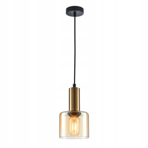 Italux Żyrandol Santia PND-65342-1-BRO+AMB