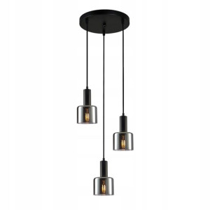 Italux Żyrandol Santia PND-65342-3A-BK+SG