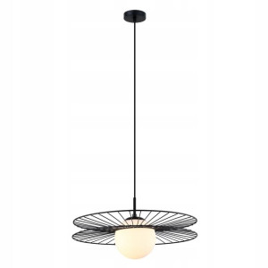 Italux Złoty Żyrandol Sandy MDM-4002/1 BK Loft