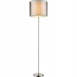 Lampa podłogowa Theo 15190S srebrna E27 GLOBO