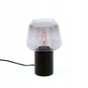 Lampka stołowa nocna Romio TB-3332-1S-BK+SG Italux