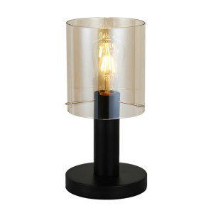 Lampka stołowa nocna Sardo TB-5581-1-BK+AMB Italux