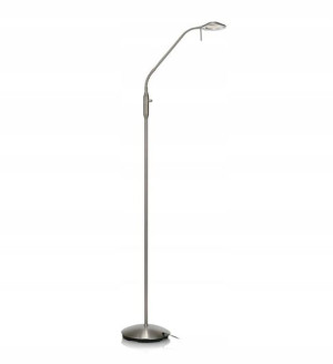 Markslojd Lampa podłogowa HUDSON Stal LED 105581