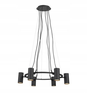 Markslojd Lampa wisząca PORTO czarna GU10 107357
