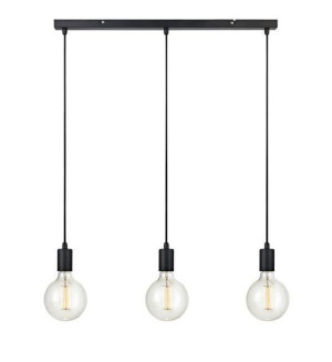 Markslojd Żyrandol SKY czarny loft 106336