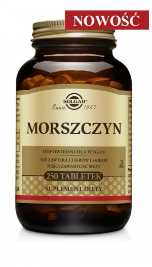 Morszczyn 200µg SOLGAR Naturalny JOD (250 tab)