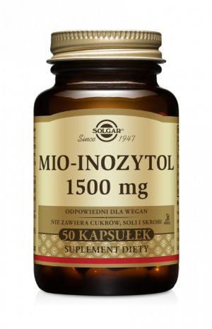 Mio-Inozytol (WitaminaB8) 1500mg SOLGAR (50kps)
