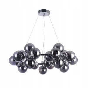 Okazały Żyrandol Cabella PND-5252-25-CH+SMK ITALUX