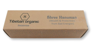 Organiczne kadzidła tybetańskie SHREE HANUMAN - Bogactwo i ochrona przed zł