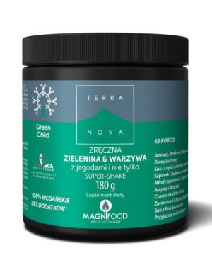 Sprytna zielenina & warzywa Super Shake dla Dzieci TERRANOVA  Vegan (180g)
