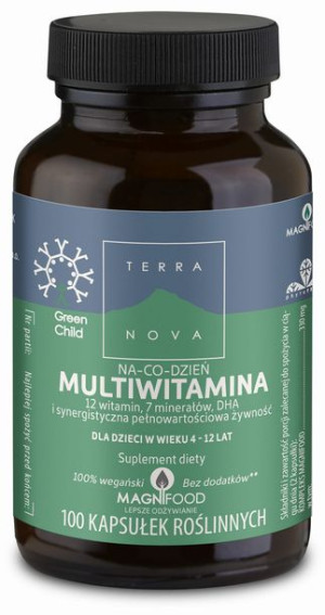 Multiwitamina Na-Co-Dzień dla DZIECI 4-12 lat TERRANOVA Green Child (Witami