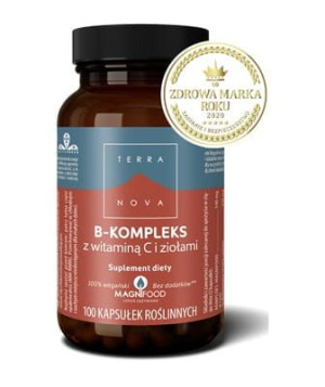 B-Kompleks z witaminą C i ziołami TERRANOVA Vegan (100kps)