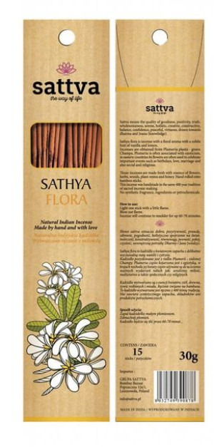 Kadzidła naturalne SATTVA - Flora (30g)