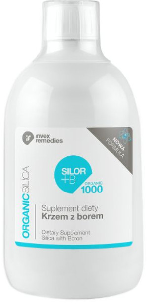 Krzem z Borem SILOR+B (500ml) Invex Remedies Krzem organiczny