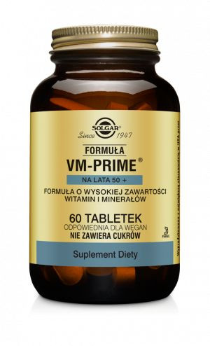 Formuła VM-PRIME na lata 50+ SOLGAR (60 tab) Multiwitamina dla osób 50+