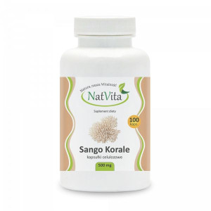 Sangokoralle morskie 500 mg - naturalny wapń NatVita (100 kps)