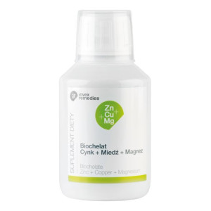 Biochelat Cynk + Miedź + Magnez Invex Remedies(150ml)
