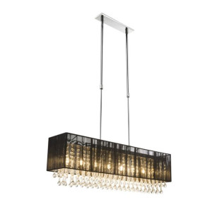 Żyrandol 15095H2 BAGANA G9 LED Globo Kryształy
