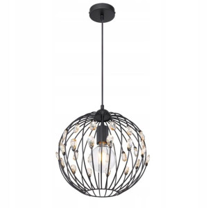 Żyrandol 16029H HANAKO kryształki chrom Globo