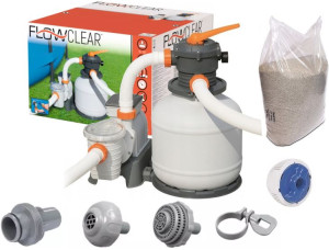 Pompa piaskowa do Basenu Filtr Bestway 58499 8327 L/H + 25 kg piasku