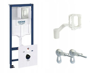Stelaż 5w1 GROHE RAPID chrom 39449 + kostki FRESH
