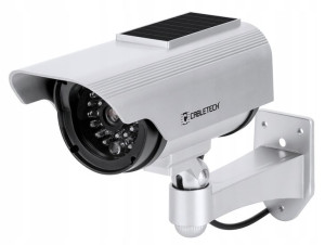 Atrapa kamery tubowej solarna LED DK-12 Cabletech