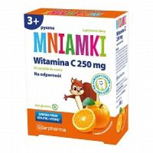 Witamina C Mniamki 250 mg na odporność 60 pastylek