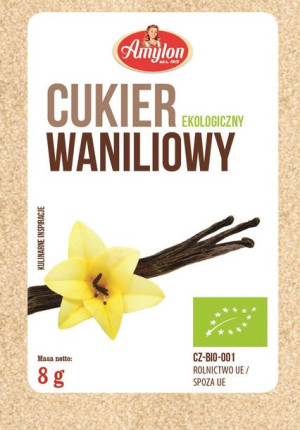 Cukier waniliowy BIO, 8g - Amylon