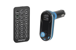 URZ0461 Samochodowy transmiter 1,4" z ładowarką USB (5V/2.1A)
