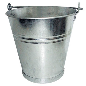 43214 Wiadro budowlane 14L, metalowe ocynkowane