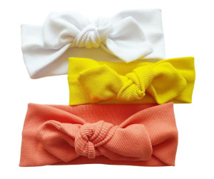 Opaska pin up z supełkiem komplet 3 szt 48-58 cm