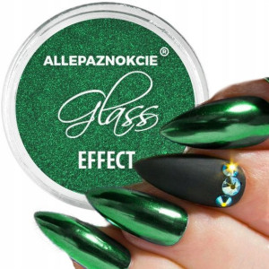 GLASS GREEN Efekt LUSTRA pyłek Zielony MIRROR 9