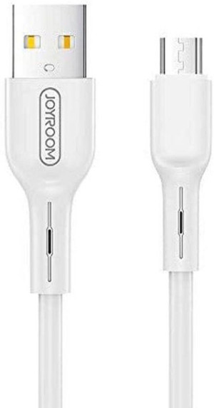 Joyroom Kabel Colorful Micro 1m Biały, S-m357s