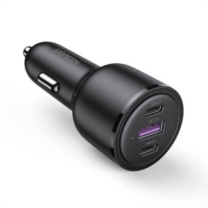 Ugreen ładowarka samochodowa 2x USB Typ C / 1x USB 69W 5A Power Delivery Qu