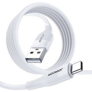 Joyroom kabel USB - USB Typ C do ładowania / transmisji danych 3A 1m biały