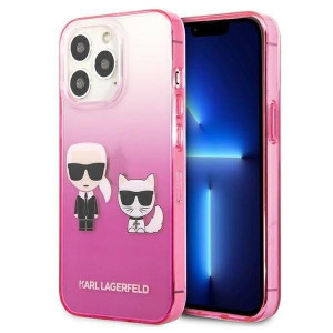 Karl Lagerfeld KLHCP13XTGKCP iPhone 13 Pro Max 6,7" hardcase różowy/pink Gr