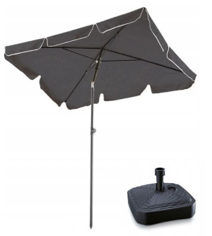 Zestaw Parasol + Podstawa Ogrodowy Balkon 200x130