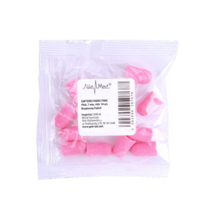 Kapturki do pedicure 13 mm gradacja 60 10 szt Fabric Podo AlleMed Różowy Pi