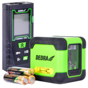 Dedra MC0920 Laser krzyżowy zielony + dalmierz 40m