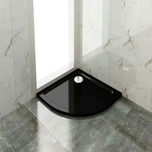 Brodzik niski 5 czarny 80x80 BLACK LOFT industrial do Lisy i nie tylko