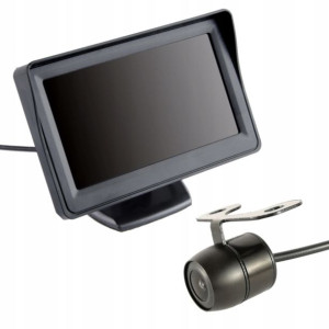 Monitor 4,3'' KAMERA cofania Parkowania butterfly