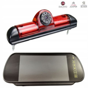 MONITOR 7" Kamera cofania DUCATO Jumper BOXER w świetle STOP LED 7 cali