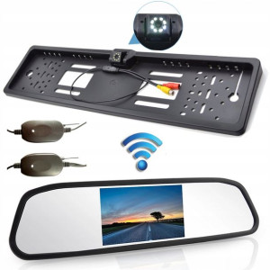 Monitor LUSTERKO Bezprzewodowa KAMERA COFANIA LED