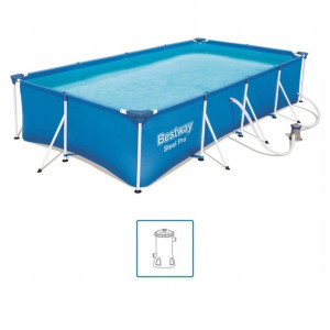 Basen Ogrodowy Stelażowy Bestway Duży 400x211x81