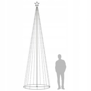 Choinka Led Lampki Zewnętrzne Mocne Wąż Świetlny