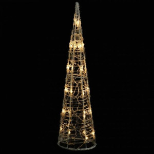 Choinka Stożek Led Świecąca Świąteczna Lampki 60cm