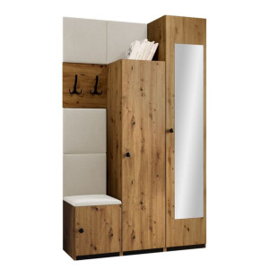 GARDEROBA Saluin IV meble + Panel tapicerowany 5 szt.
