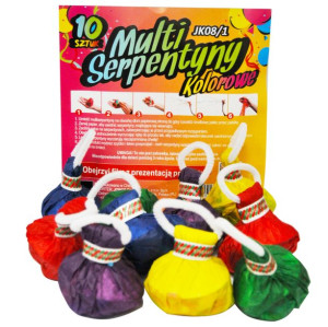 Kolorowe serpentyny 10 sztuk JK08/1 Jorge