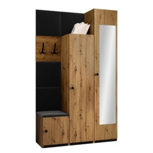GARDEROBA Saluin IV meble + Panel tapicerowany 5 szt.